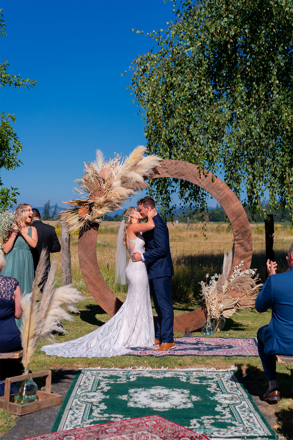 Wedding arch design, Boulder flower shop. Bluebird Floral Design, Boulder CO