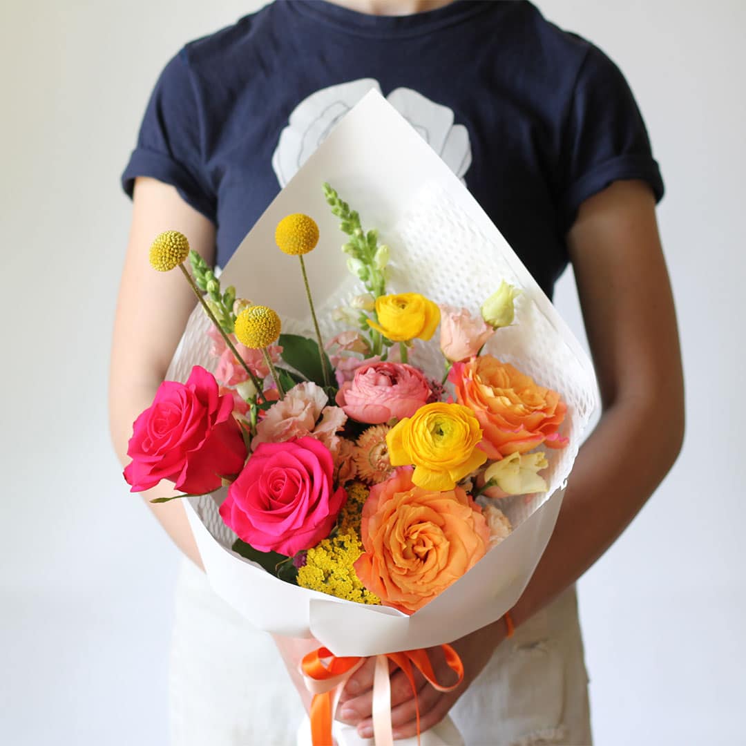 Sonnet Wrapped Bouquet | Minneapolis Florist | Bluebird